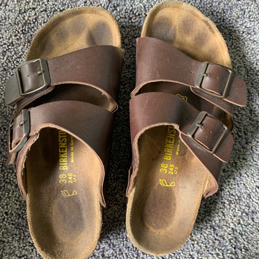 Brown Birkenstocks